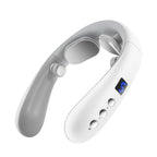 Premium Bluetooth USB Neck Massager – Heat Therapy, Voice & Remote Control, Washable & Portable