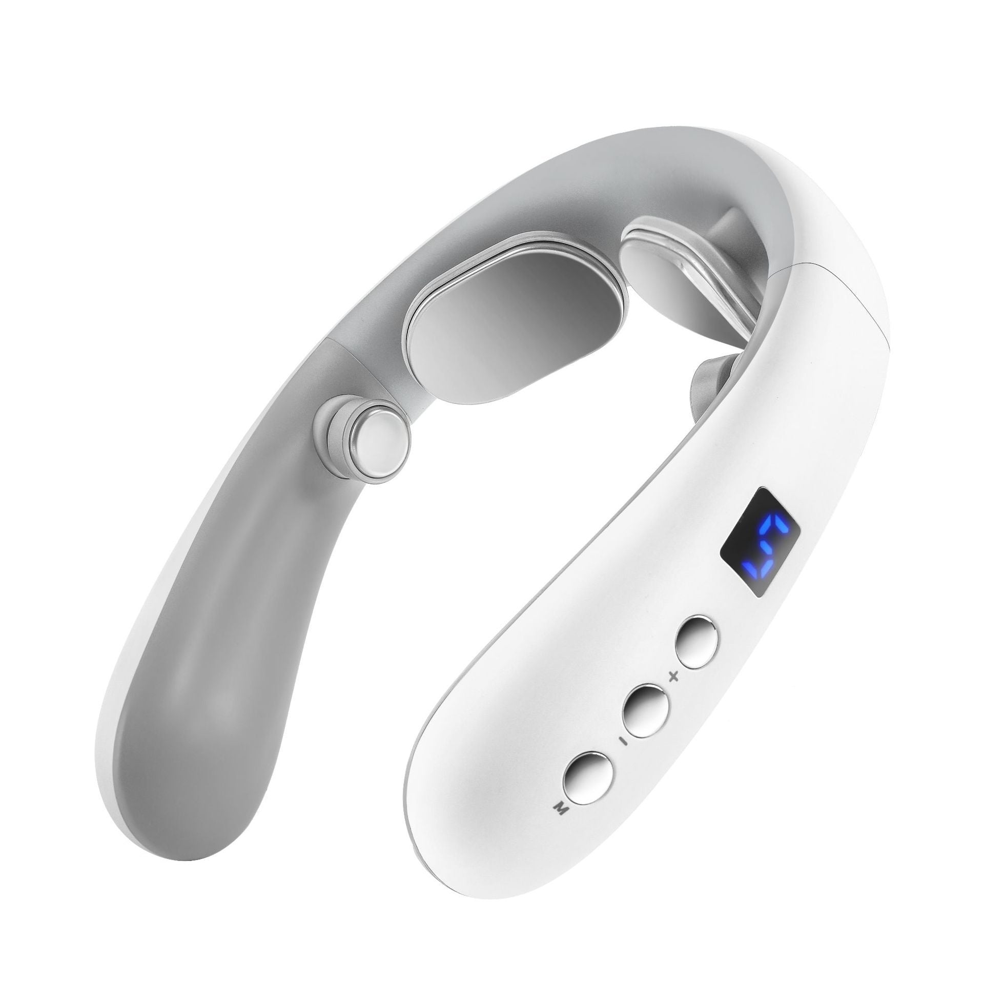 Premium Bluetooth USB Neck Massager – Heat Therapy, Voice & Remote Control, Washable & Portable