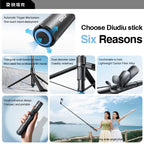 67” Selfie Stick Tripod with Remote – 360° Rotatable, Extendable Phone Stand for Live Streaming, Travel & Video Recording
